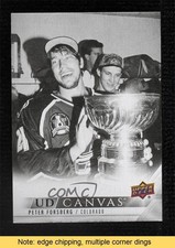 2022 Extended Series UD Canvas Legends Black and White Peter Forsberg READ 0c3