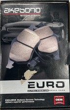 New Vw Mk2 Golf Gti 16v Jetta Akebono Eur696 Disc Brake Ceramic Pad Shim Kit