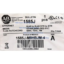 NEW Allen Bradley 1585J-M8HBJM-4 Ethernet Patchcord AB