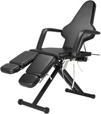 Electric Reclining Portable Massage Chair Adjustable Spa Therapy Bed