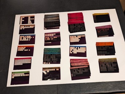 Vintage Husqvarna Dealer Microfiche Parts & Service Manual Card Lot Of 120 OEM