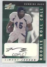 2001 Score Select Rookie Roll Call 15/50 LaMont Jordan #RP-19 Auto 0a1