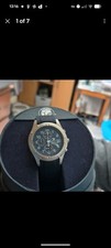 Citizen Eco-Drive Chronograph 100m Date blue Dial 40mm Rubber Strap Box