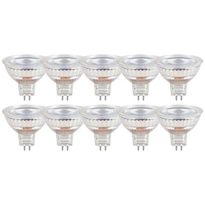 10 x Ledvance LED MR16 Glas Reflektor 6,6W=43W GU5,3 12V 2700K 36° Ra>97 DIMMBAR