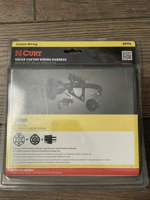 Curt 55774 Towing Harness Adapter Ford Dodge GM 7 Way + 4 Way Trailer ...