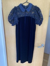 Abito a tubino blu navy Pietro