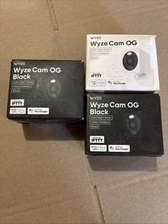 Wyze Cam OG 1080p HD Wi Fi Security Camera with Color Night Vision 3 Pack