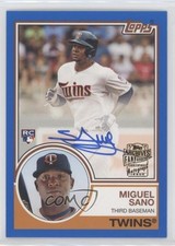2016 Archives Fan Favorites 1983 Design Blue Border 84/199 Miguel Sano Auto 0hw6