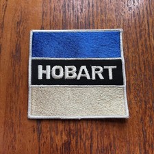 Vintage 90s USA Hobart meat slicers large embroidered patch