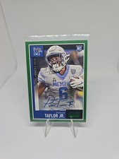PATRICK TAYLOR JR. 2020 SCORE #390  ROOKIE  GREEN AUTO  B17