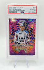 Connor Zilisch /75 Rookie Groovy Blue Pulsar 2025 Panini Prizm Racing Nascar