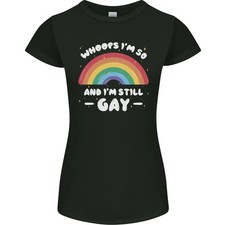 Camiseta Im 50 And Im Still Gay LGBT para mujer corte pequeño