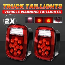 For Jeep Wrangler Yj Tj Cj5 Cj7 39 Led Tail Lights Brake License Plate Lamp 2x For Jeep Wrangler Yj Tj Cj5 Cj7 39 Led Tail Lights Brake License Plate Lamp 2x