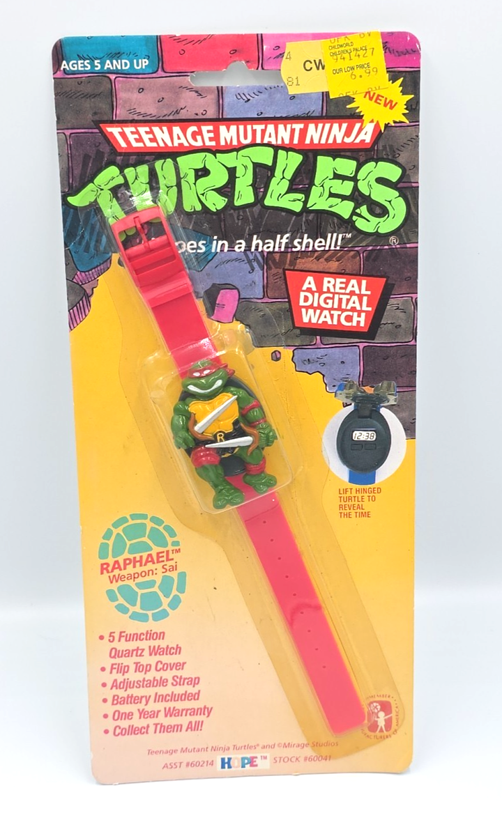 Teenage Mutant Ninja Turtles Leonardo Digital Watch Vintage St176