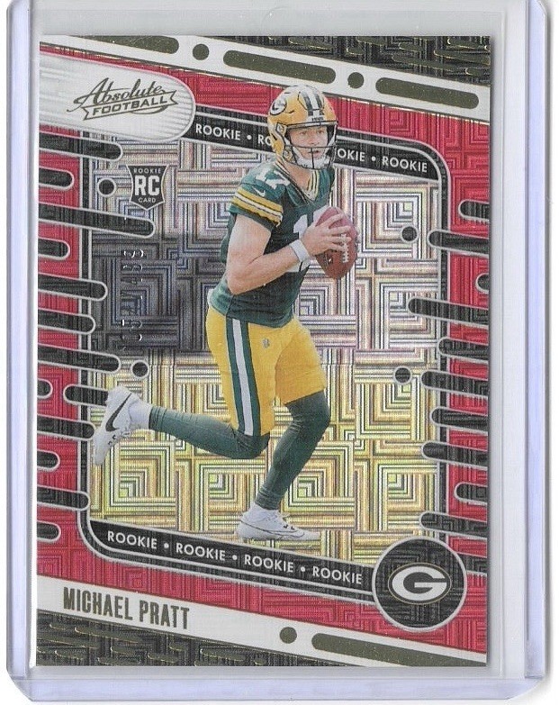2024 Panini Absolute - Rookies Michael Pratt #200 Red Squares /499 (RC)