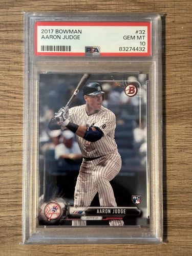 2017 Bowman 32 Aaron Judge PSA 10 Gem Mint RC Rookie Card