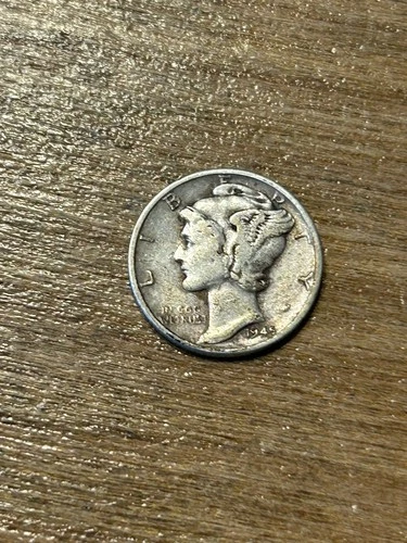 1945D Mercury Dime VF