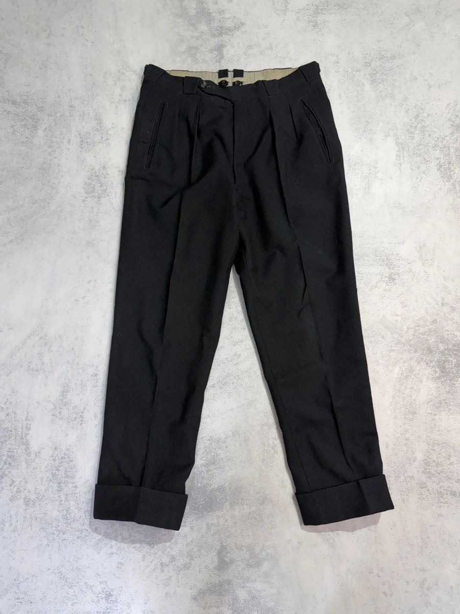 Black Original 1950s Vintage Pants for Men for sale | eBay