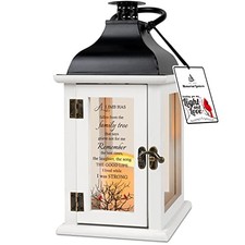 Memorial Lantern - Bereavement Sympathy Gifts for Loss of Loved One Family Tree