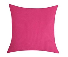 Handmade Decorative Solid 100 Cotton Canvas Throw Hot Pink 12Inch x 12Inch
