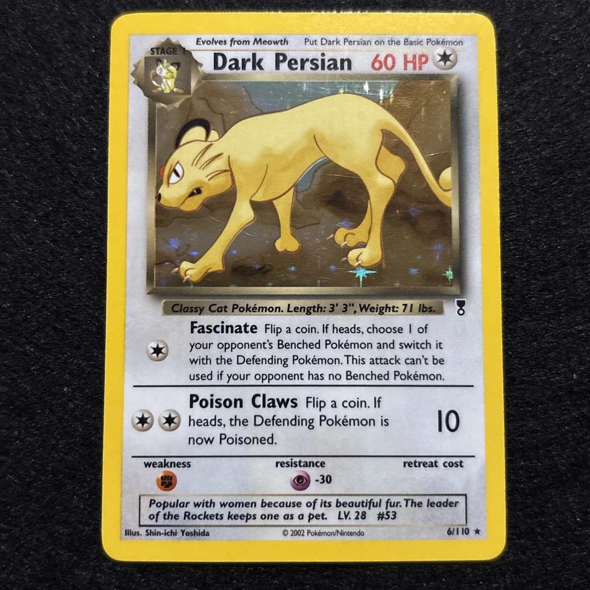 Dark Persian 英語版 6/110 Dark Persian 6/110 Legendary Collection for sale | eBay