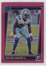 2021 Panini Donruss Optic Rated Rookie Pink Prizm Kelvin Joseph #250 c2t