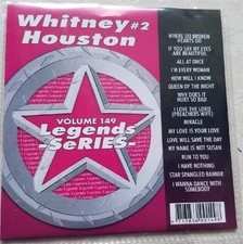 LEGENDS KARAOKE CDG WHITNEY HOUSTON R B 1980'S OLDIES 149 16 SONGS CD G 1980s .