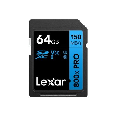 Lexar High-Performance 800x PRO 64GB SDXC UHS-I Speicherkarte