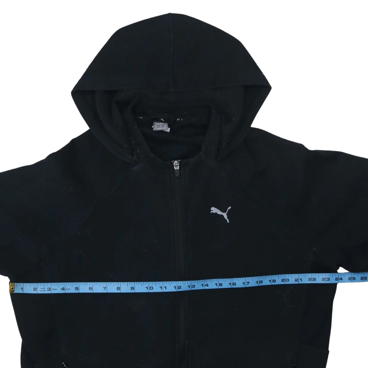Puma 90's Sportswear Full Zip Up Hoodie XXLarge (2XL) Black image 5