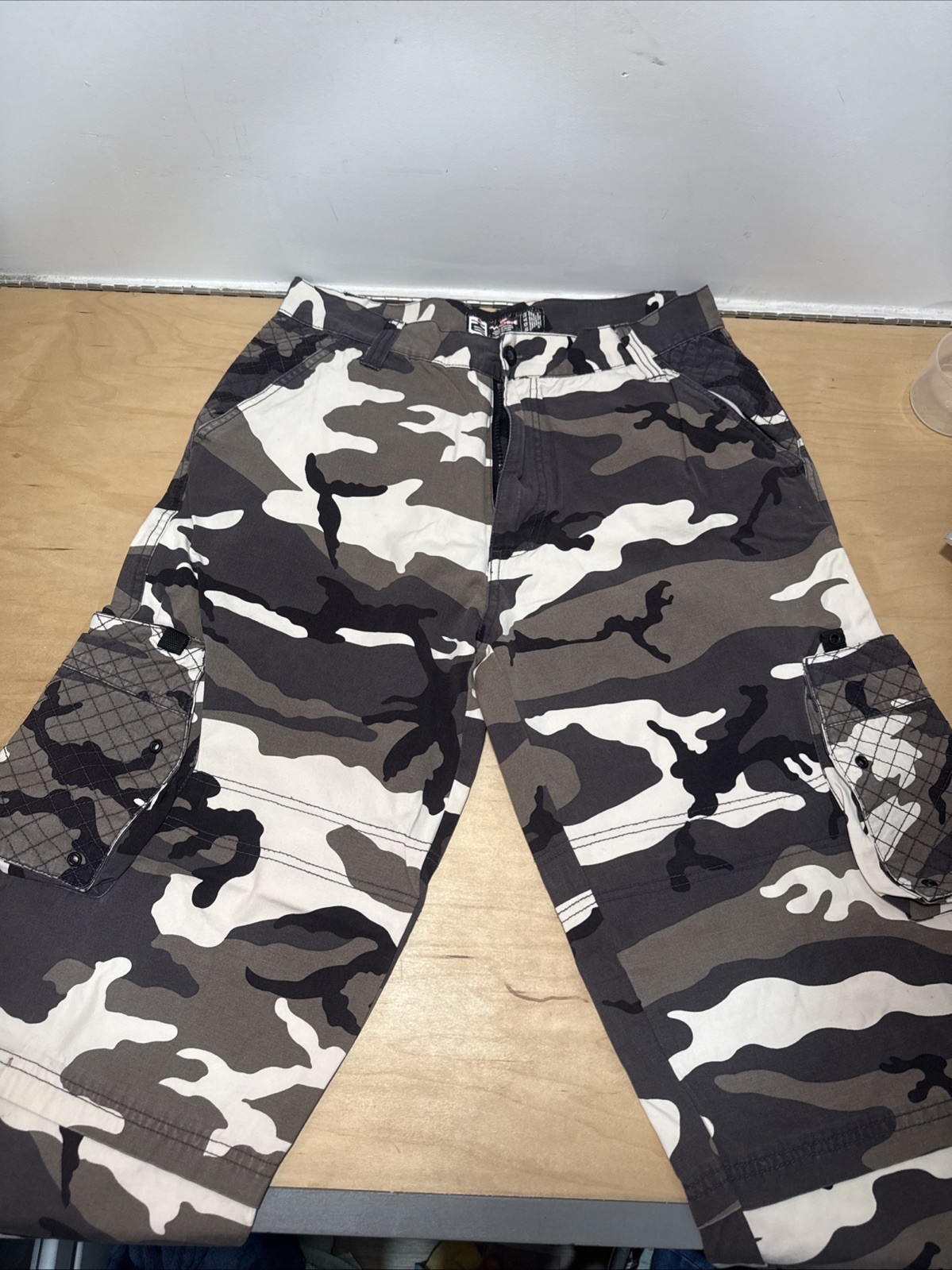 Stussy Snow Camo Big Ol Denim Jeans 32 thumbnail 2