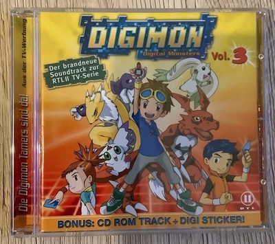 Digimon Digital Monsters Vol. 3 - Soundtrack Zur RTL2 TV Serie Neuwertig CD