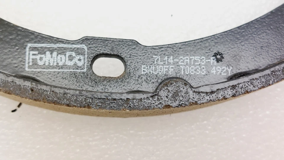 2007-2017 Ford Expedition Left & Right Rear Parking Brake Shoe Set 7L1Z2A753A - Image 3 of 4