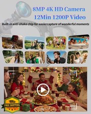 Smart Glasses Open Ear Audio ENC Camera Translator Voice Assistant