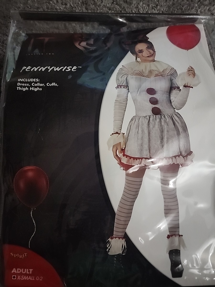 IT Chapter Two Pennywise Woman Halloween Costume, Adult XS(0-2) | eBay