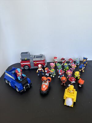 PAW PATROL Huge 20 FIGURES AND 4 VEHICLES PP1