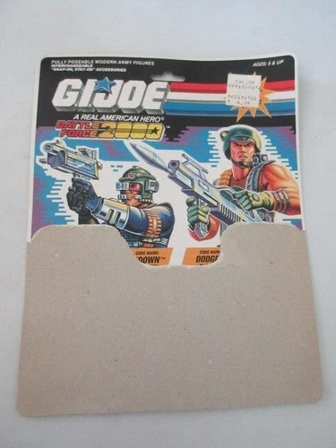 1987 Hasbro G.I.Joe Battle Force 2000 KNOCKDOWN & DODGER card only