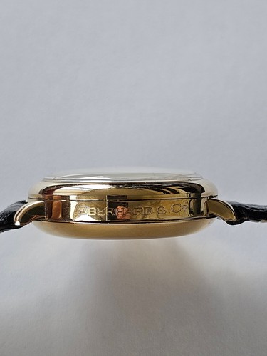 EBERHARD-REPLICA-REF. 36008-ARGENTO VERMEIL 0,925-CRONO-LEMANIA 1873-BOX-FIBBIA - Foto 11 di 24