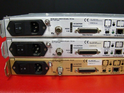 COMTECH EF Data CDM-570 MODEM SATELLITARE firmware 1.6.17 accensione testata - Foto 10 di 15