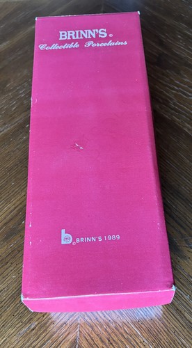 Vintage Brinn's Porcelain Doll 1989 12" Nicole" Collectible Edition Original Box - Picture 9 of 10