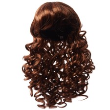 Set of 3 Antina's Auburn Long Soft Curl with Bangs 9" Doll Wigs