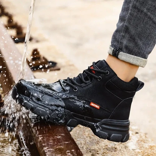 Herren Warm Winter Sicherheitsschuhe Wasserdichte HochTop Arbeitsschuhe - Bild 6 von 24