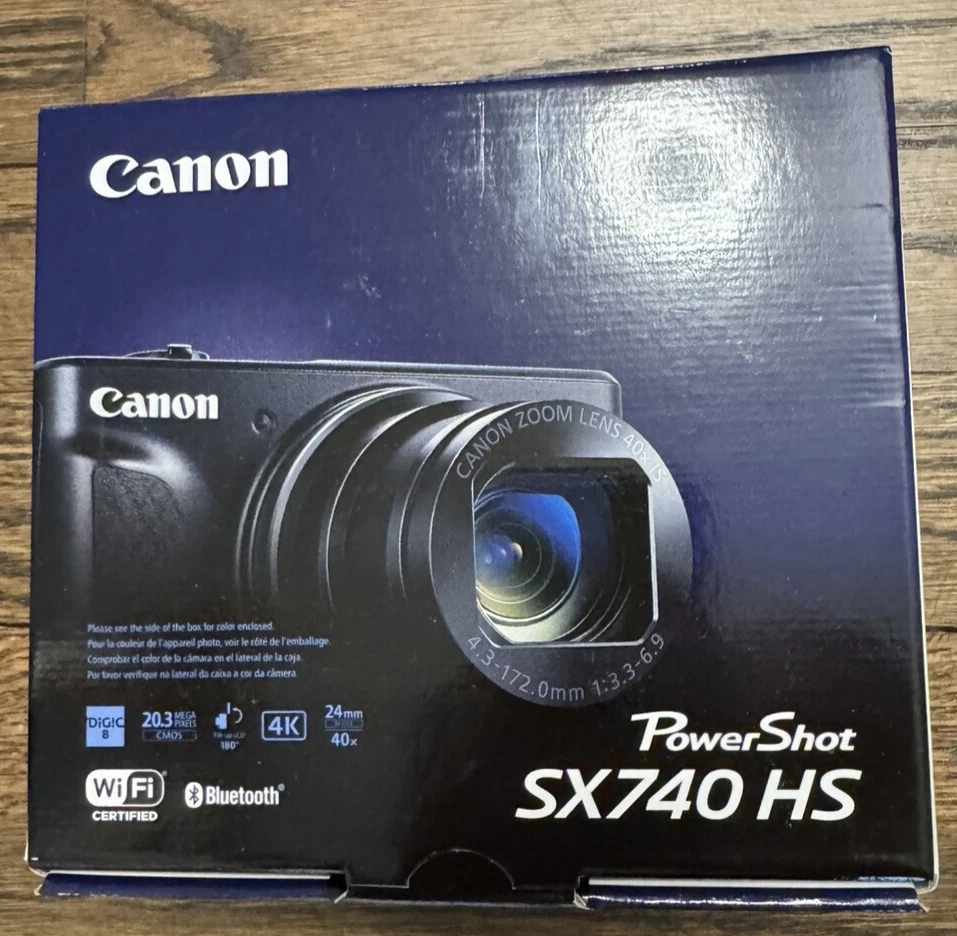Canon PowerShot SX740 HS Digital Cameras with Built - in Flash for