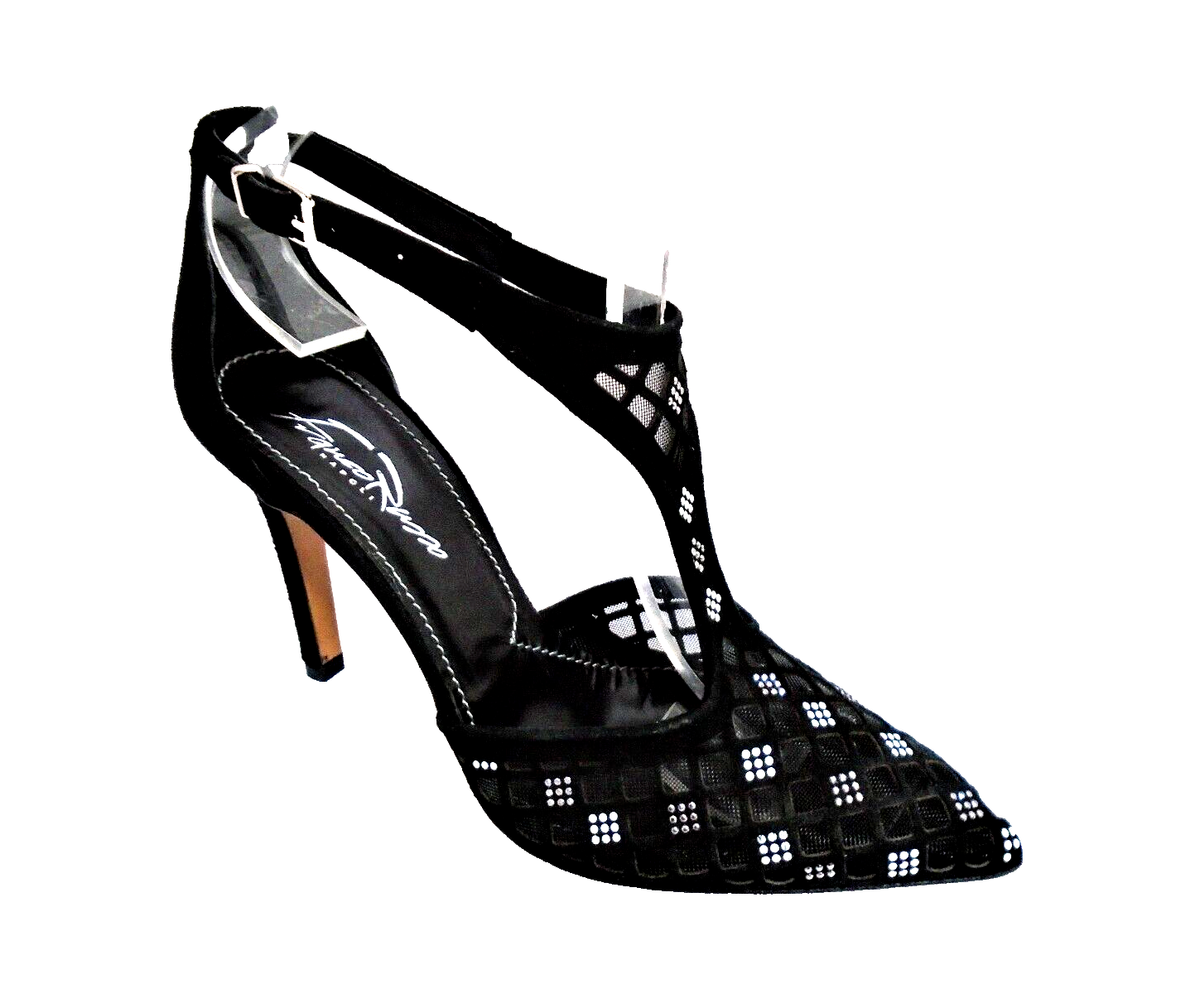 FRANCO RUSSO BLACK LEATHER HEELS LADIES SANDALS WOMANS UK EUR