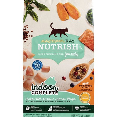 Premium Natural Adult Indoor Cat Food 48 oz Complete Nutrition