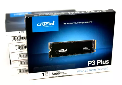 New Sealed Crucial - P3 Plus 1TB Internal SSD PCIe Gen 4 x4 NVMe Malaysia Made