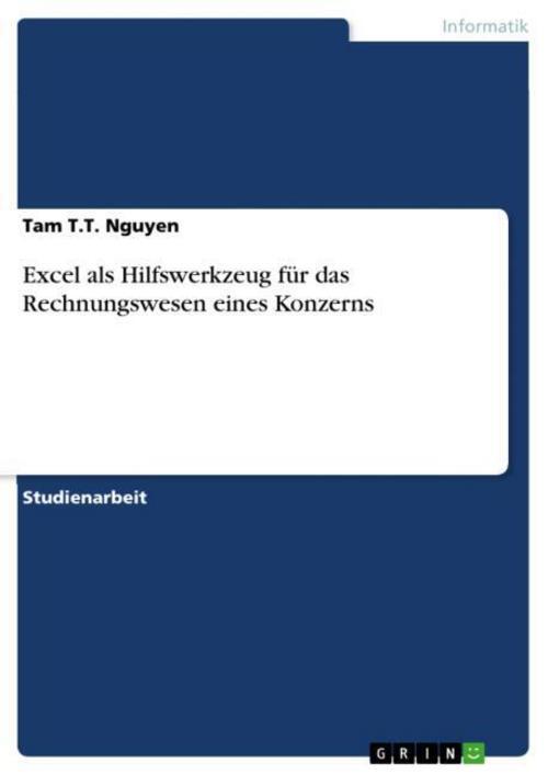 Thumbnail - Excel Als Hilfswerkzeug Für Das Rechnungswesen Eines Konzerns Tam T.