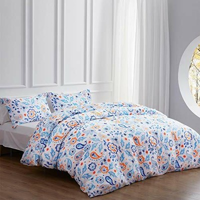 nexHOME Paisley Floral Print Duvet Cover Set Queen Bedding Duvet Cover with Z eBay nexHOME Paisley Floral Print Duvet Cover Set Queen Bedding Duvet Cover with Z eBay