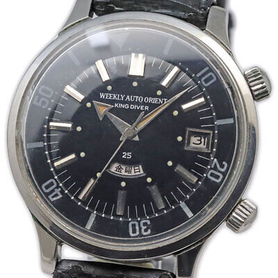 品良く着こなすため ORIENT WEEKLY AUTO KING DIVER T19410 Men's Watch From Japan その他