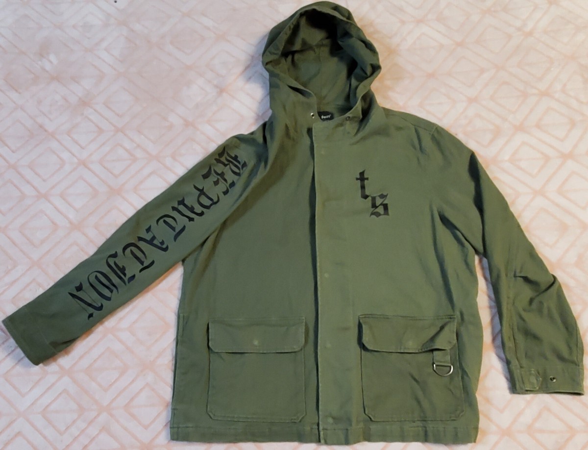 TAYLOR SWIFT Reputation Jacket Army Green Black Snake Stadium Tour