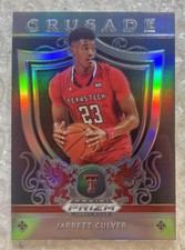 2019 Panini Prizm Draft Picks #83 Jarrett Culver CRUSADE ROOKIE SILVER PRIZM